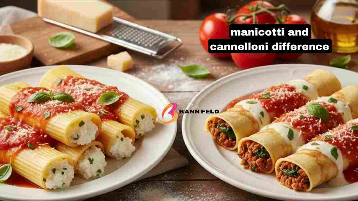 manicotti and cannelloni difference